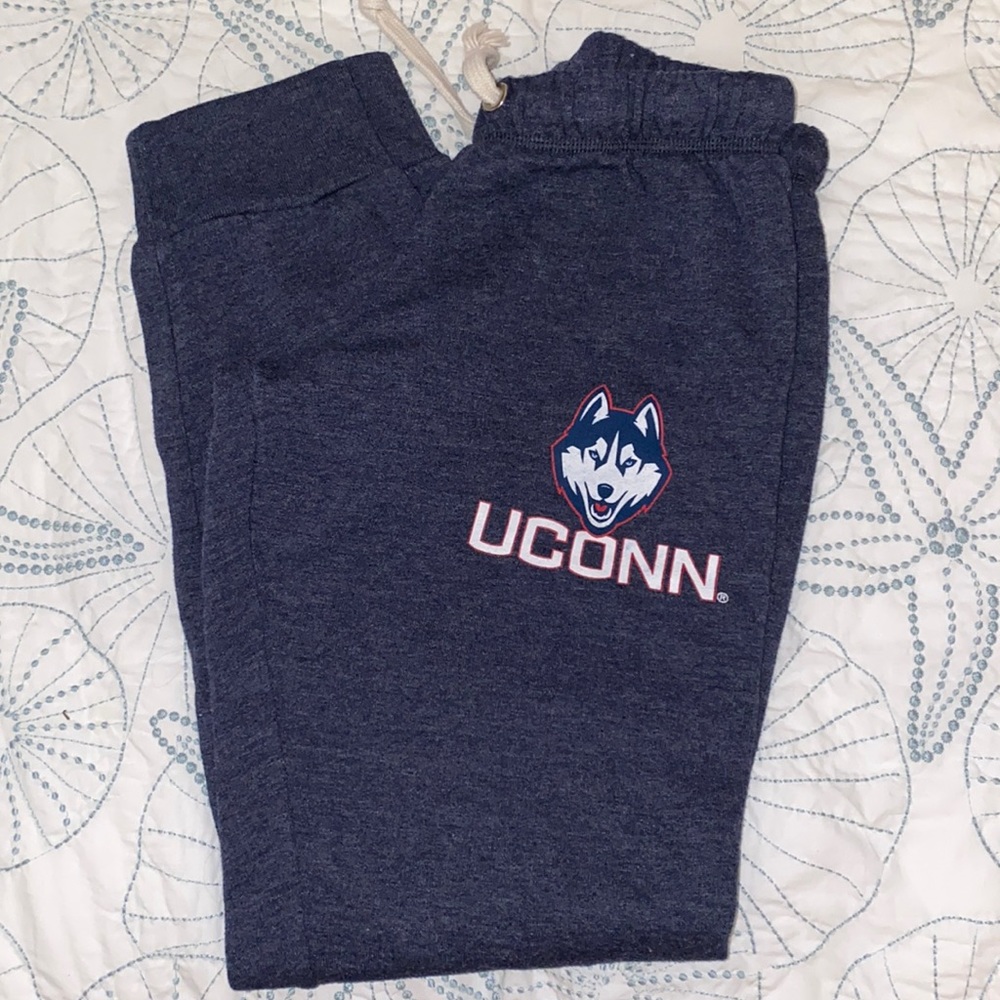Navy Blue Uconn Joggers - Size Small